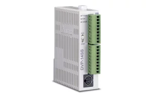 DVP14SS11R2 14 Point, 8DI, 6DO (Relay) 24V DC Power,SLIM